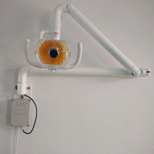50W Wall Hanging Dental Medical Oral Halogen Light Lamp with Arm Shadowless Cold Light