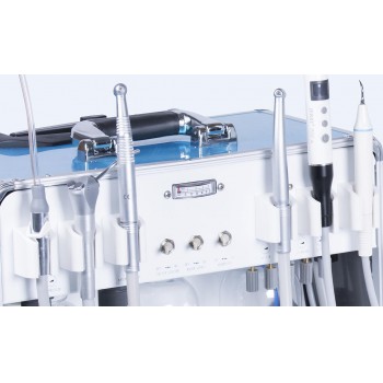 US STOCK! Greeloy® GU-P206 Portable Dental Unit with Air compressor (with curing light and scaler handpiece)