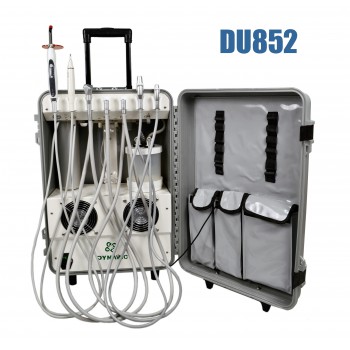Dynamic® DU852 Portable Dental Unit Air Compressor + Ultrasonic Scaler + Curing ...