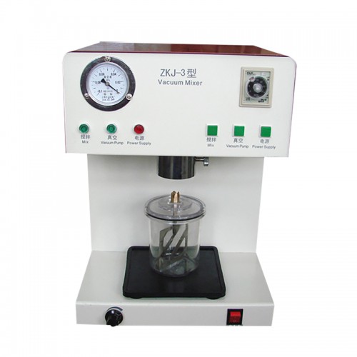 Dental Lab Negative Pressure Vacuum Mixer Machine Built-in Pump ZKJ-3