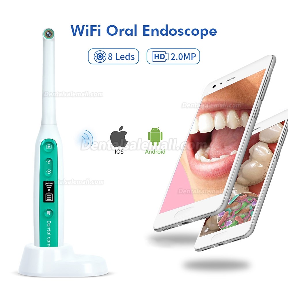 Dental Intraoral Camera Teeth for Mouth Inspection Wifi Intra Oral Scanner 1080P HD Android IOS APP Digital Microscope