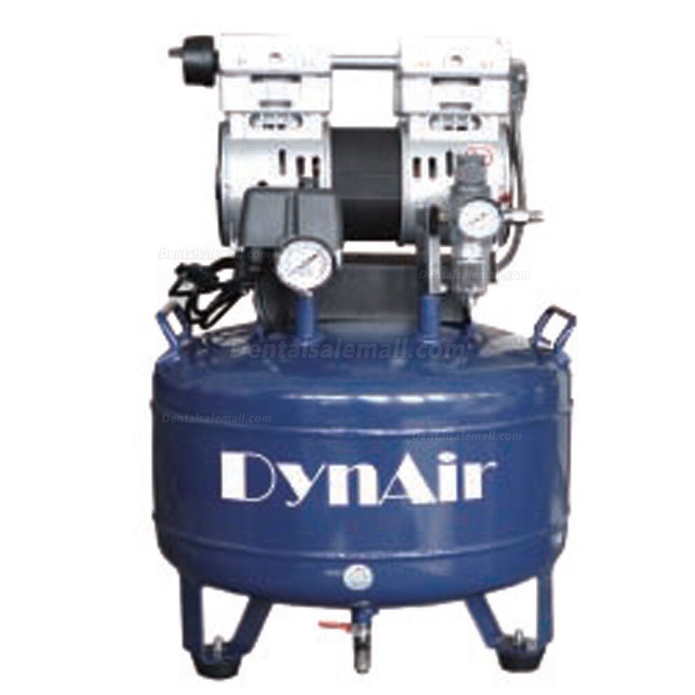 DynAir Oil Free Dental Air Compressor Oilless Silent Quiet DA7001