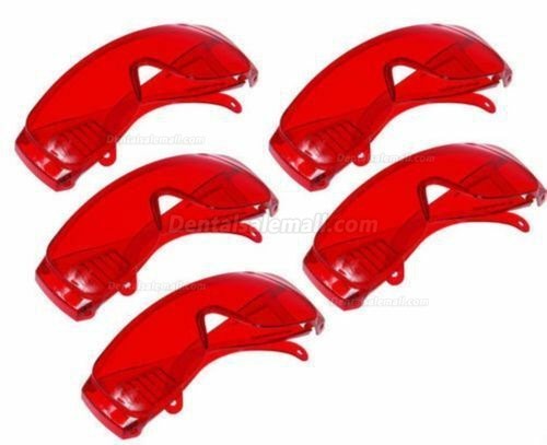 5PCS Red Goggles Glasses for Curing Light Teeth Whitening Eyewear Safety