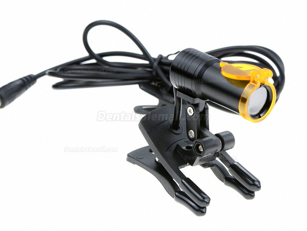 Dental Medical 5W LED Head Light with Filter Clip-on Headlight for Loupe