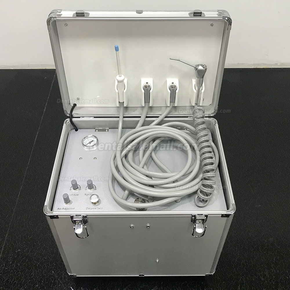 BD402A Portable Dental Turbine Unit(Air Compressor + Suction + Triplex Syringe)