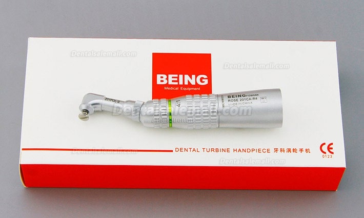 BEING® ROSE 201CA-R4 Dental 4:1 Screw In Prophy Hygiene Contra Angle Handpiece