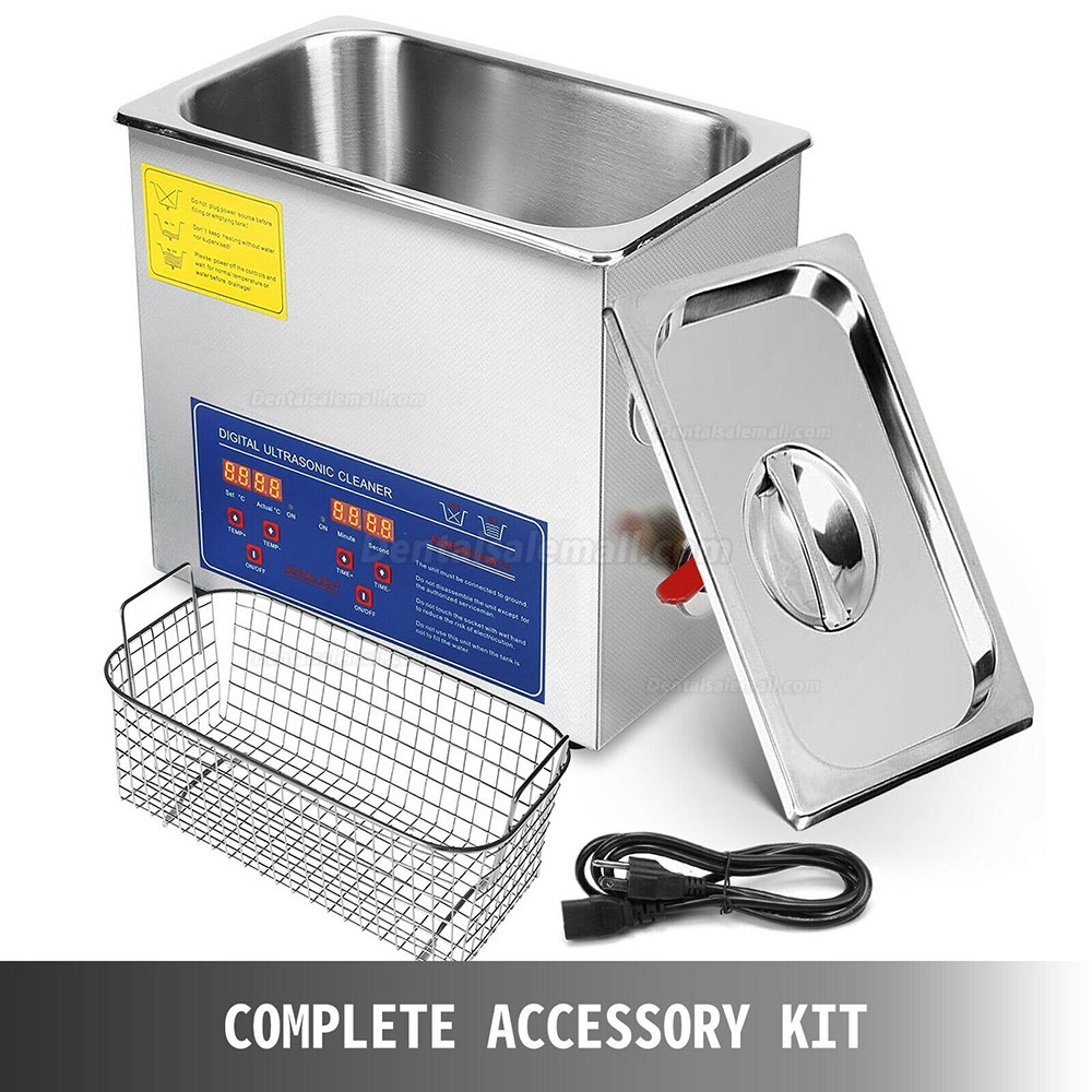 6L Stainless Steel Ultrasonic Cleaner Machine Cleaning Machine JPS-30A