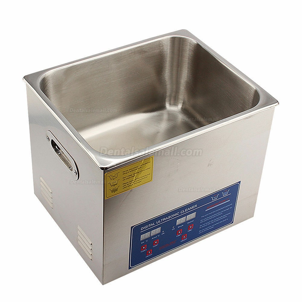 10L Industry Heated Ultrasonic Cleaner Heater w/Timer Stainless Steel