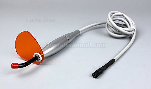 5W Dental Wired Built-in LED Curing Light Lamp 1500mw/cm2 High Indensity Silver