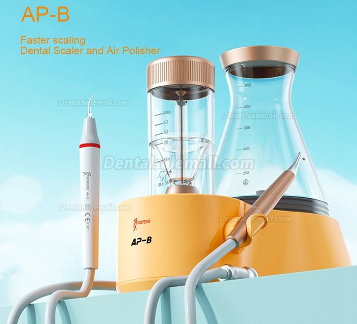 Woodpecker AP-B 2 In 1 Dental Air Flow Polisher & Ultrasonic Scaler Machine