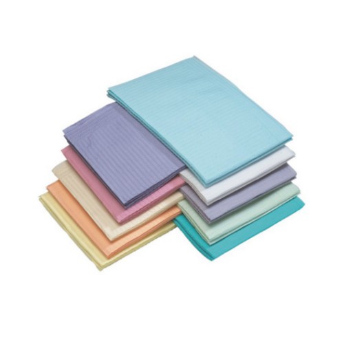 500 CS Avalon Papers 1053 Dental Bib Polyback Towel+2 Ply Tissue+ Poly 13"x18"
