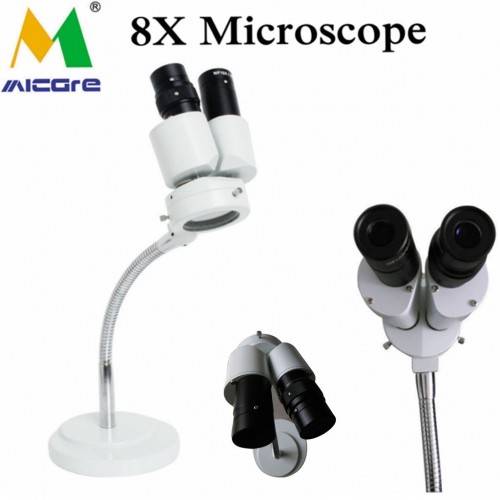 Micare 8X Microscope Comprehensive Magnification 360° Revolve Dental Lab Equipment