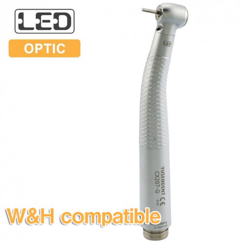 YUSENDENT® CX207-GW-TP Dental Led Turbine Handpiece Compatible W&H (NO Quick Coupler)