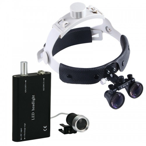 Binocular Magnification Glasses Dental Surgery Medical Surgical Portable  LED Headlight - China Headlight, Medical Headlight