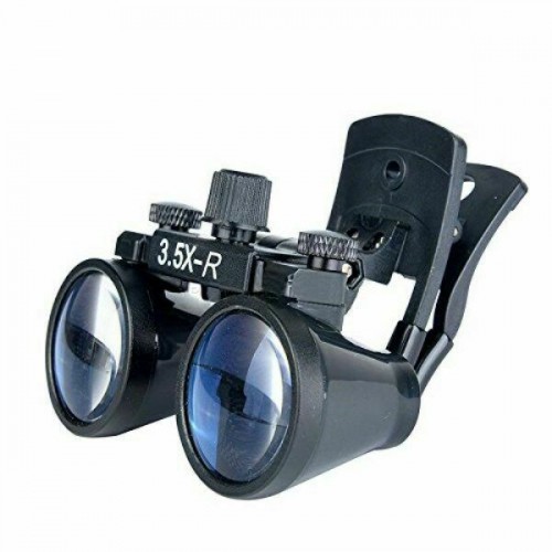 2.5X/3.5X-420mm Clip-On Dental Optical Glass Surgical Binocular Loupe Magnifier