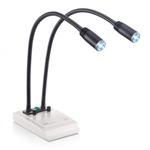 KWS DD-2006W-1 6W LED Double Branch Pipe Desktop Examination Lamp