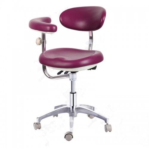 PU Leather Dental Medical Chair Doctor's Stool Nurse's Chair Adjustable QY600-1