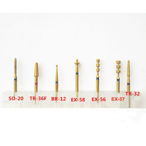 7 Pcs Dental Preparation Burs Porcelain Veneer Dental Burs