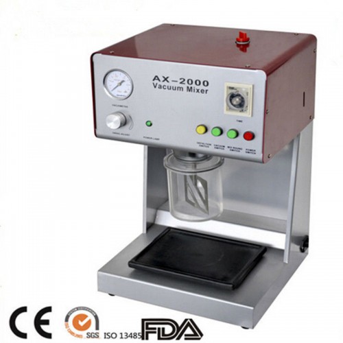 AX-2000B Dental Lab Vacuum Mixer Vacuum Mixing Machine