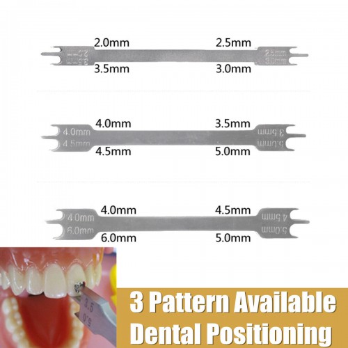 Dental Orthodontic Instrument Bracket Positioning Height Gauge Wick Type Tool