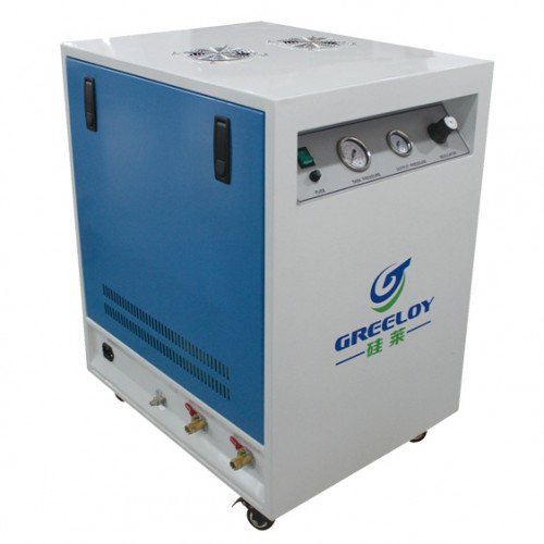 Greeloy® GA-61XY Oil Free Oilless Air Compressor With Drier and Silent Cabinet