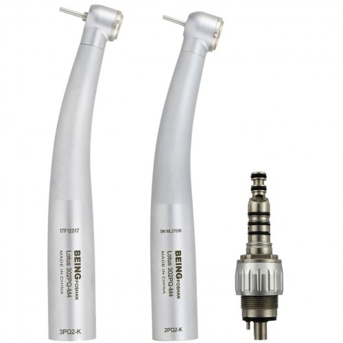 Being® Louts 302PQ/303PQ Dental High Speed Push Button Handpiece with KAVO Coulper