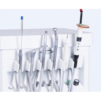 GREELOY GU-P209 Dental Delivery Unit Mobile Cart Self-contained Air Compressor+ Scaler+ LED Curing Light