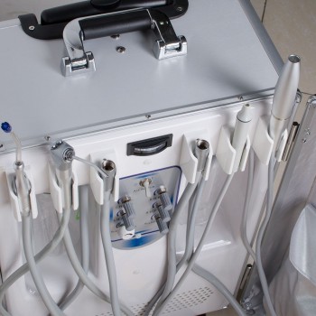 Portable Dental Unit BD406 with 3-Way Syringe+Suction + LED Curing Light + HP Tube