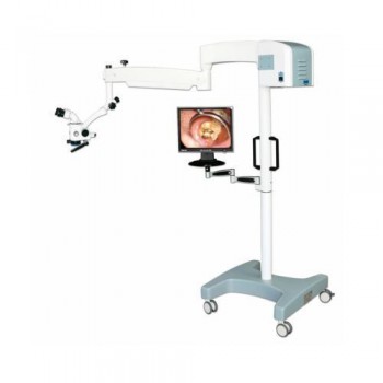 LuckBird® Digital Dental Operation Microscope Floor Type 180°Angle Adjustable Hi...
