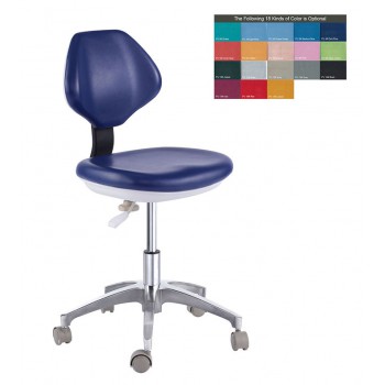 PU Leather Medical Mobile Dental Dentist's Chair Doctor's Stool Chair QY90G