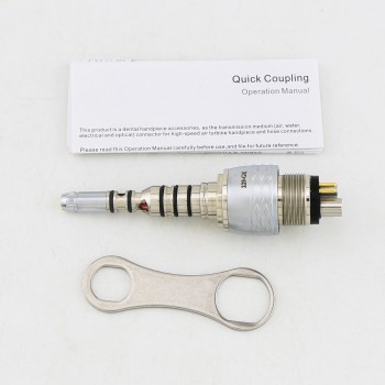 YUSENDENT Dental Fiber Optic Handpiece LED Quick Coupling Kavo Multiflex 6 Pin