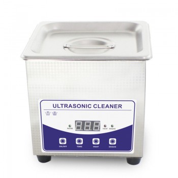 1.3L Liter Industry Heated Ultrasonic Cleaner Machine Heater Timer Stainless Steel