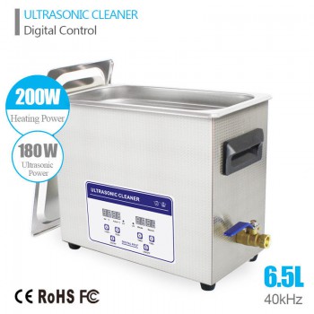 6.5L Ultrasonic Cleaner Machine ultrasound Solution Jewelry Circuit Board Gun Pa...