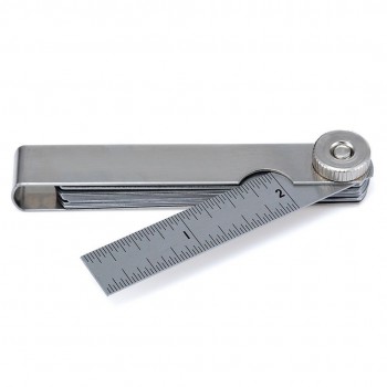 Dental Orthodontic Interproximal Enamel Reduction IPR Gauge Ruler 0.05-1.00 mm
