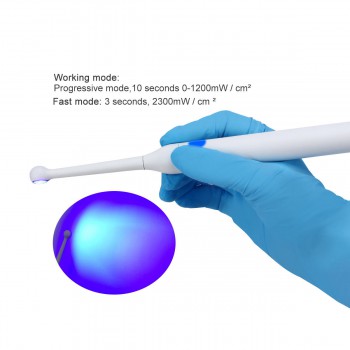 3H X2 Dental Wireless LED Curing Light High Power >2300mW/cm²