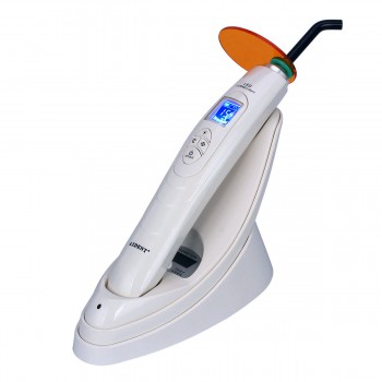 Dental LED Curing Lamp Wireless Resin Cure With Light Meter 2000mw/cm2