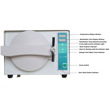 18L Dental Stainless Steel High Pressure Steam Autoclave Sterilizer