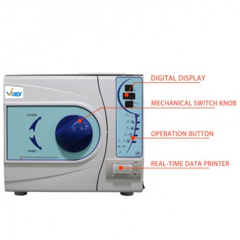 VORY VORY-II 12L-23L Vacuum Steam Autoclave Medical Dental Autoclave Sterilizer+Printer