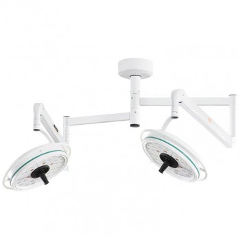 KWS KD-2072B-2 216W Two Headed Ceiling LED Surgical Exam Light Shadowless Lamp