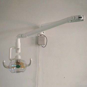 50W Wall Hanging Dental Medical Oral Halogen Light Lamp with Arm Shadowless Cold Light