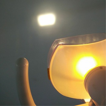 50W Wall Hanging Dental Medical Oral Halogen Light Lamp with Arm Shadowless Cold Light