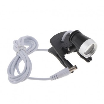 Portable Clip Clamp LED Head Light Lamp for Dental Binocular Loupes Glasses