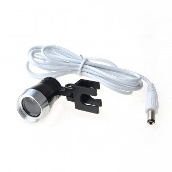 Portable Clip-on LED Head Light Lamp fit Dental Clinical Medical Binocular Loupes