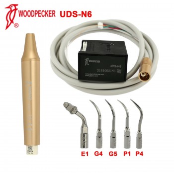 100% Woodpecker Dental Ultrasonic Pezio Built-in Scaler UDS-N6 Handpiece Tip Fit EMS