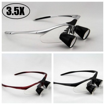 3.5X Dental Loupes Binocular Medical Loupe Surgical Magnifier Glass TTL