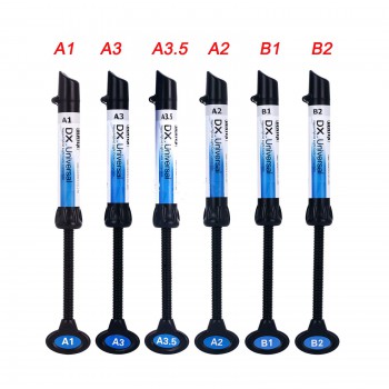 5 Pcs Dental Light Curing Composite Resin Refill Syringe Dentex A1 A2 A3 A3.5 B1...