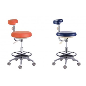 PU Leather Dental Doctor Dentist Assistant Nurse Stool Chair QY500(N)18 Colors