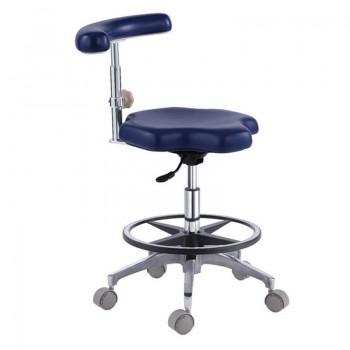Dental Medical Chair Adjustable Mobile Nurse's Stools PU Leather AD90B