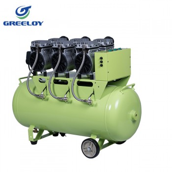 Greeloy GA-63 Ultra Quiet 2.5HP 90L Dental Air Compressor with Check Valve