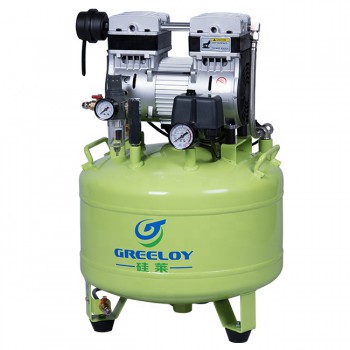 Greeloy® GA-81X Dental Oilless Air Compressor Oil Free With Silent Cabinet
